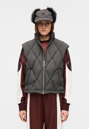 DIAMOND PADDED VEST - Weste - smoke grey