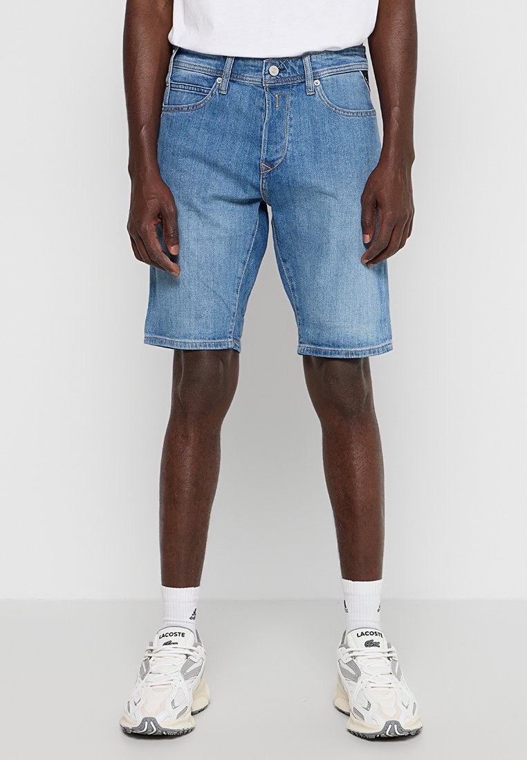 Replay Jeansshort blauw