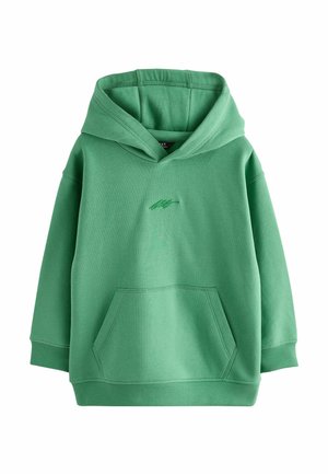 Next, REGULAR FIT - PLAIN JERSEY HOODIE . - Hættetrøje - green nxt