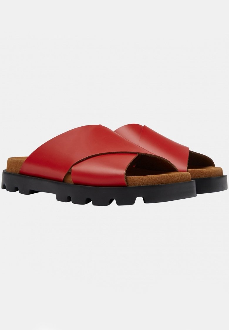 Damen Sneaker | Camper BRUTUS Pantolette flach rot - XX21975 Damen Sneaker | Camper BRUTUS Pantolette flach rot - XX21975