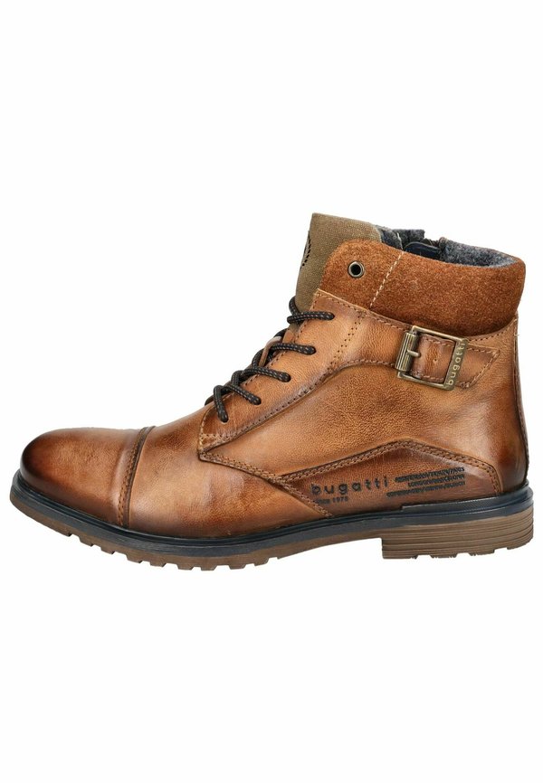 Cowboy-/Bikerstiefelette - cognac