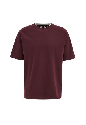 WE Fashion, T-shirt basic - vintage red