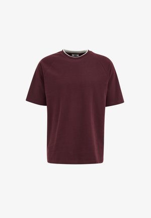 WE Fashion, T-shirt basic - vintage red