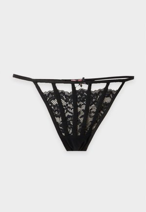 Hunkemöller, MAXIME THONG 3 PACK - Τάνγκα - caviar