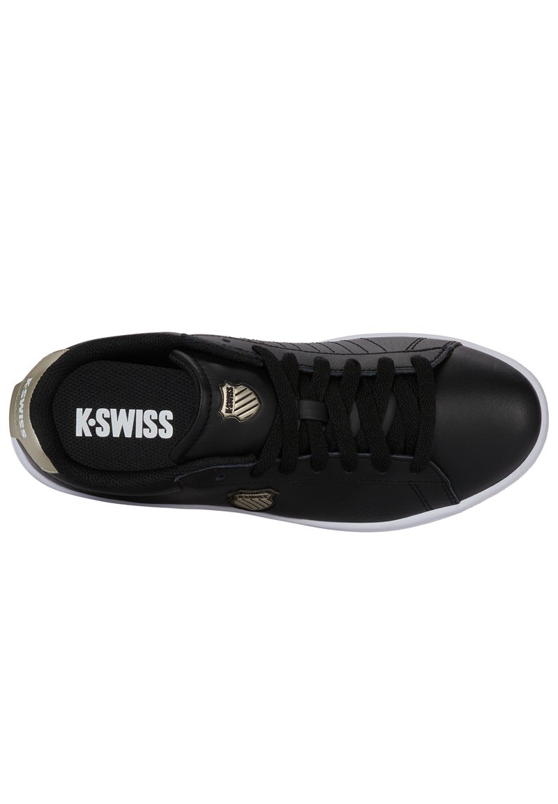 K-SWISS Court Shield II - Tenisky - black champagne white