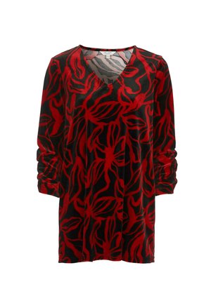Cellbes of Sweden WITH GATHERED SLEEVE - Tunika - red patterned