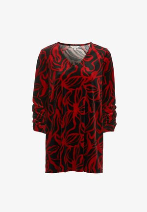 Cellbes of Sweden WITH GATHERED SLEEVE - Tuniek - red patterned