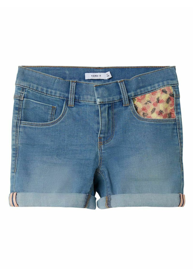 Kinder Jeggings | Name it SALLI PATCHWORK Jeans Shorts medium blue denim/dunkelblau - IK71188 Kinder Jeggings | Name it SALLI PATCHWORK Jeans Shorts medium blue denim/dunkelblau - IK71188