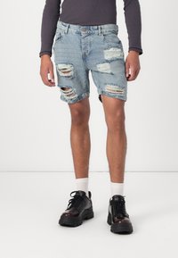 Brave Soul - DUKE - Jeans Shorts - light blue Thumbnail-Bild 1