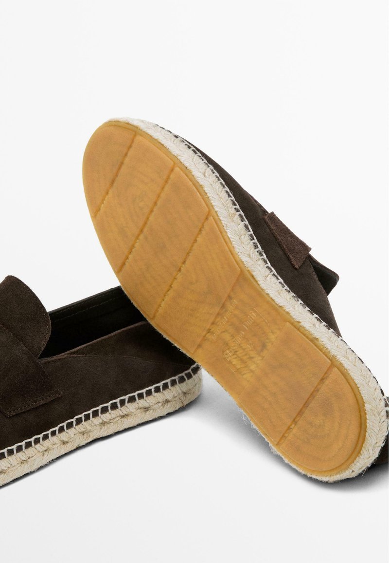 Massimo Dutti WITH PENNY STRAP - Espadrilles - dark brown  display picture 1