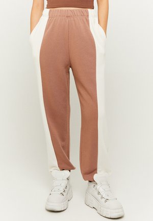 HIGH WAIST COLORBLOCK - Pantaloni sportivi - white