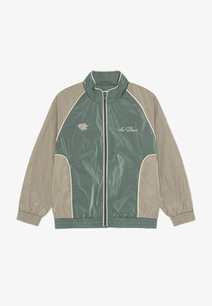 Les Deux, SHINY CRISP TRACK UNISEX - Chaqueta de entretiempo - tea green