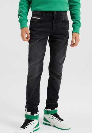 Slim fit jeans - black