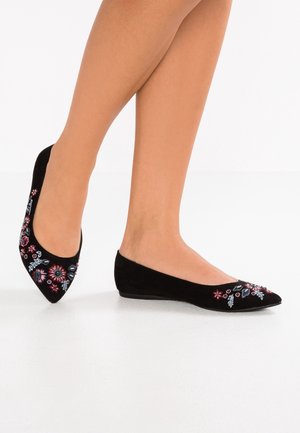 New Look Wide Fit Ballerines - black