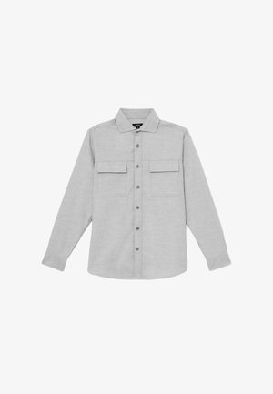 Reiss, REGULAR FIT - CHAMBER BRUSHED TWIN-POCKET OVERSHIRT . - Let jakke / Sommerjakker - grey