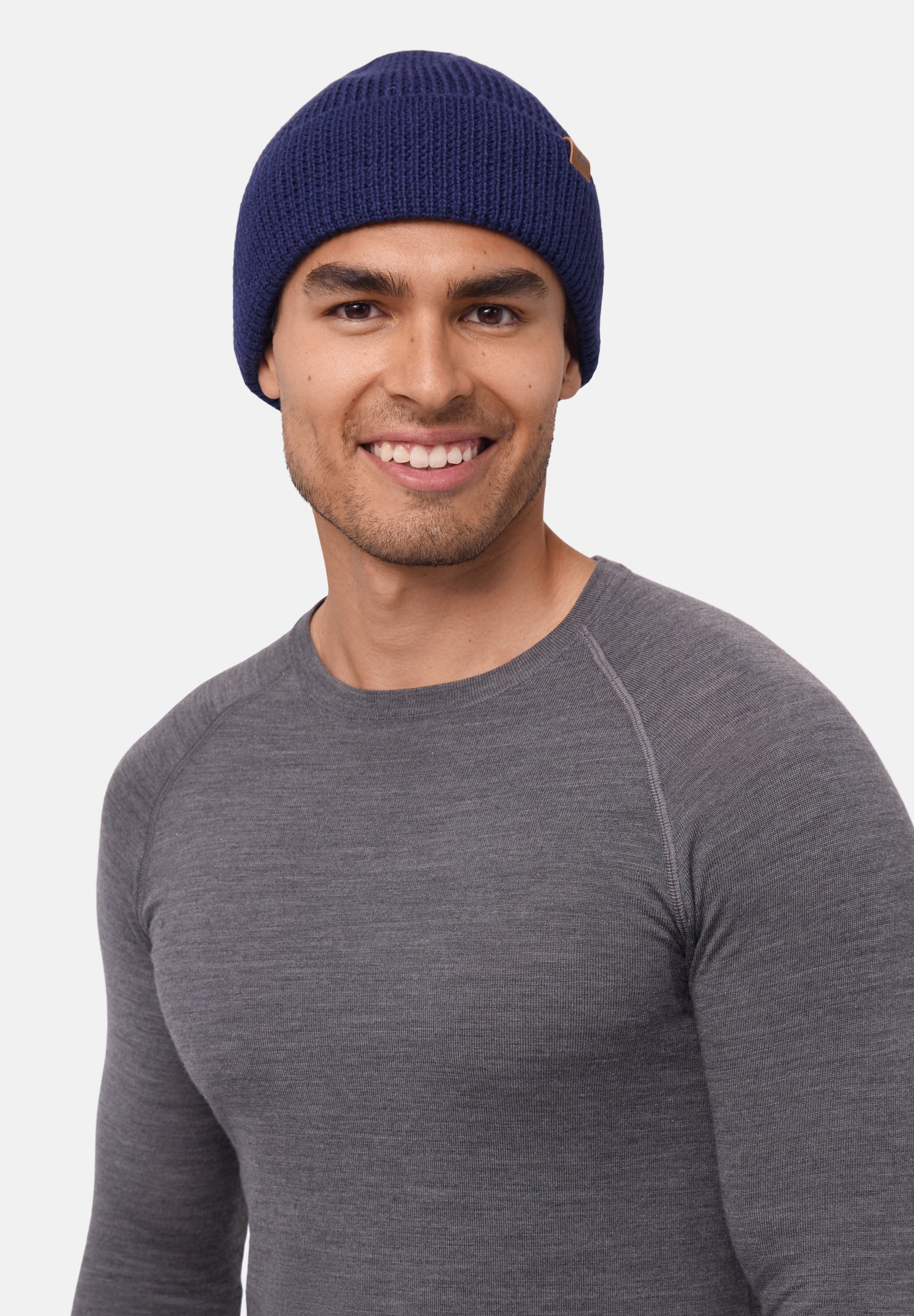 DANISH ENDURANCE Beanie voor Dames & Heren, Zacht & Stretchy, Gebreid, Gerecycelde Materialen, One size, Rood, One size