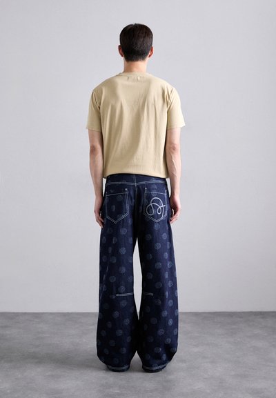 Henrik Vibskov DART PANTS - Jean boyfriend - dark blue
