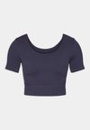 LIFE WAY CROP SEAM  - Sportska majica - night sky