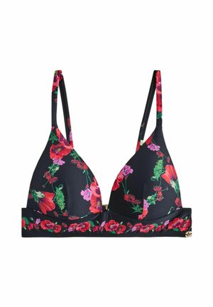 B by Ted Baker, TRIANGLE FIT - BLACK PADDED BIKINI TOP - Bikini top - black