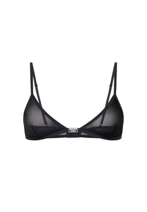 saint sass, GIGI MESH BRALETTE - Trekants-bh'er - black