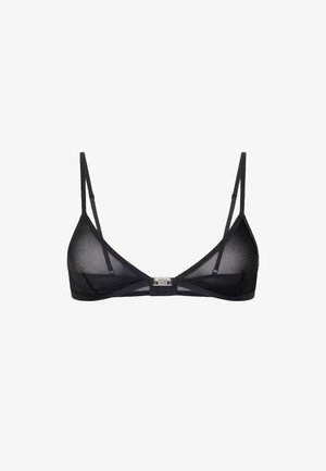 saint sass, GIGI MESH BRALETTE - Trekants-bh'er - black