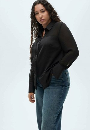 Mango Bluza z gumbi - black