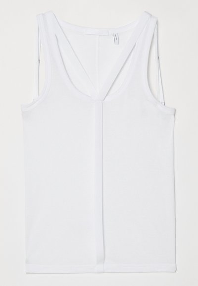 Helmut Lang STRAP RACER TANK - Topper - optic white