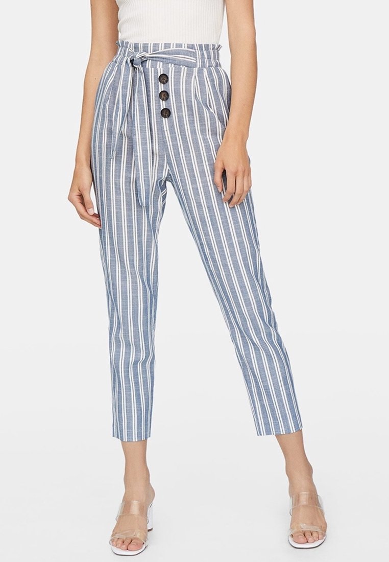 Stradivarius Pantalon classique - blue