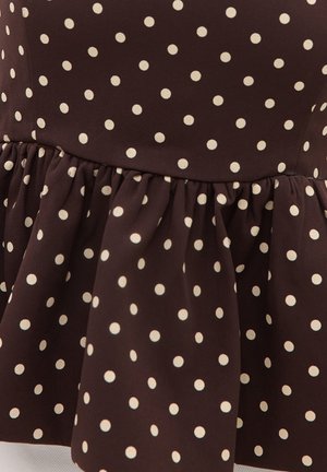 LOAVIES, DEVOTION'S JOURNEY - Blouse - dots small brown