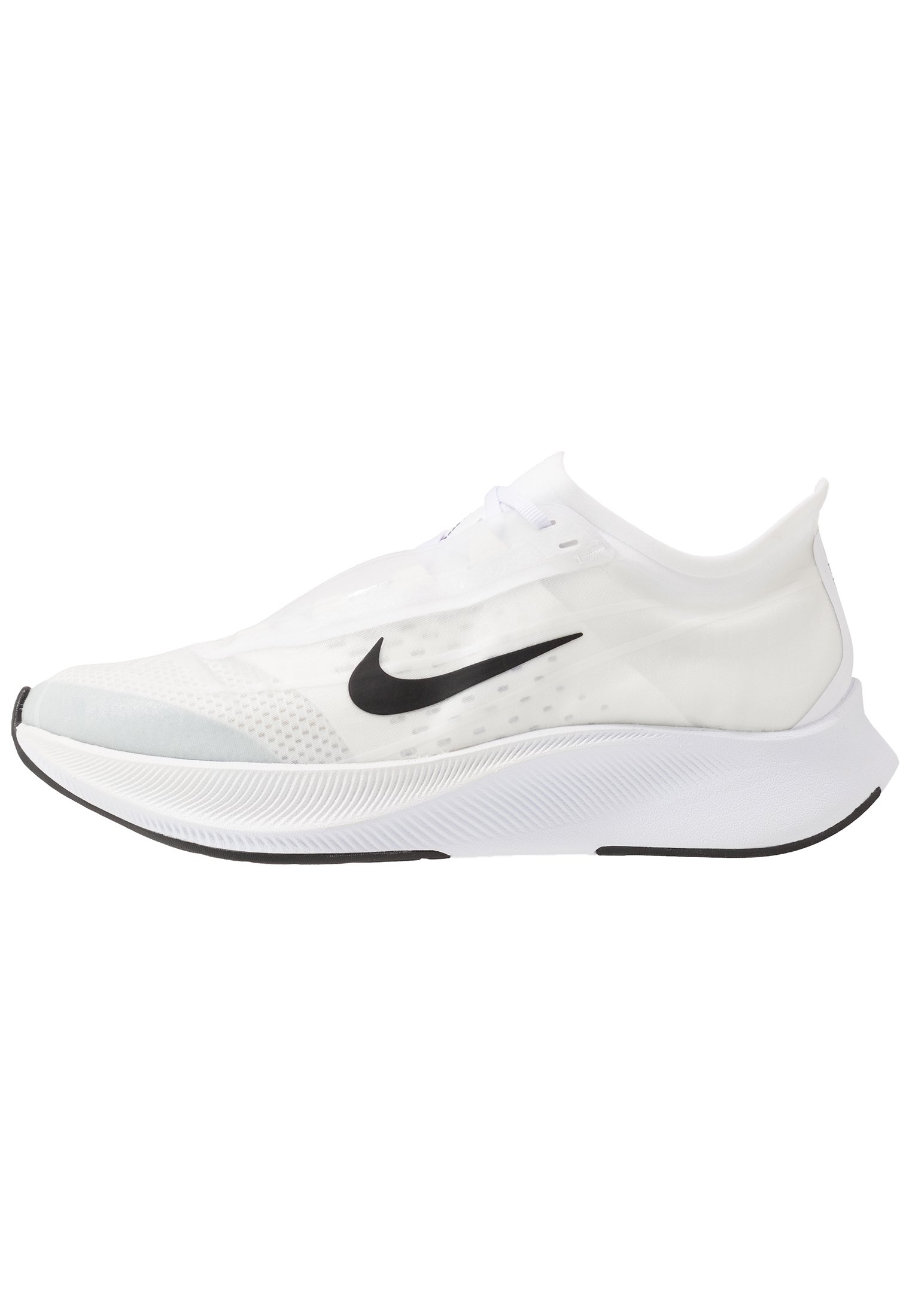 Nike Performance ZOOM FLY - Zapatillas de running neutras -  white/black/atmosphere grey/blanco - Zalando.es