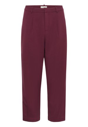 Kaffe MERLE SUITING - Pantalon classique - windsor wine