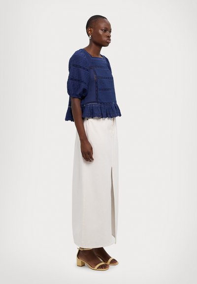 Sea ANTONINA PUFF SLEEVED - Bluse - navy