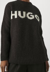 HUGO Strickpullover - black