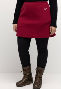 Ulla Popken A-lijn rok - dark red