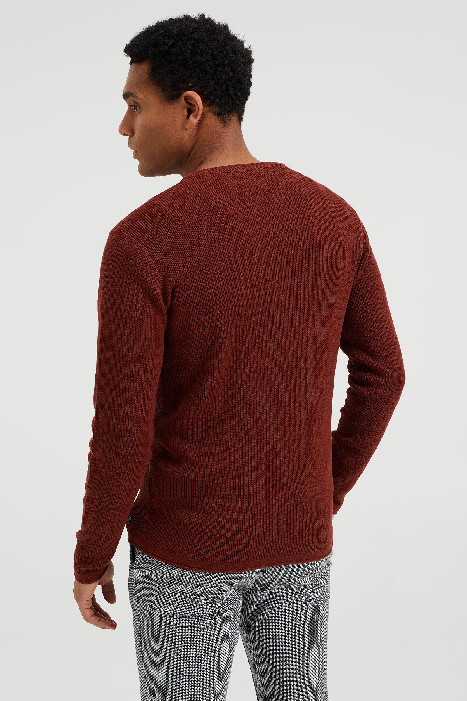 WE Fashion MET STRUCTUUR - Trui - red/rood - Zalando.nl