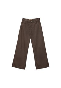 Široké nohavice - brown