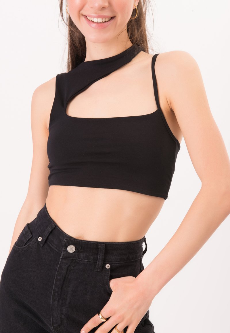 Damen T-Shirts | BSL UTSE BASIC Top black/schwarz - HU04189 Damen T-Shirts | BSL UTSE BASIC Top black/schwarz - HU04189