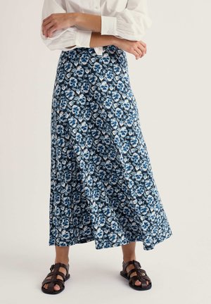 ROSE ANKLE - Maxinederdele - navy spring pansy maritime
