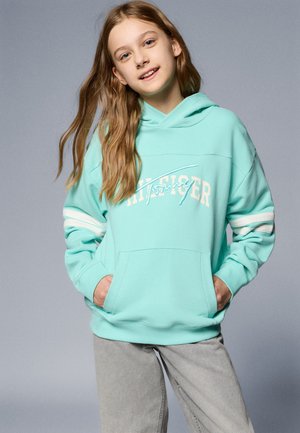 MIXED GRAPHIC HOODIE UNISEX - Hoodie - menthol