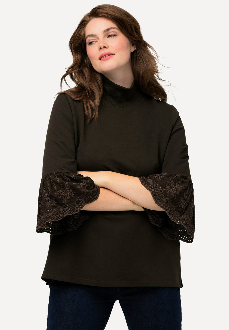 Ulla Popken Strickpullover - dark brown