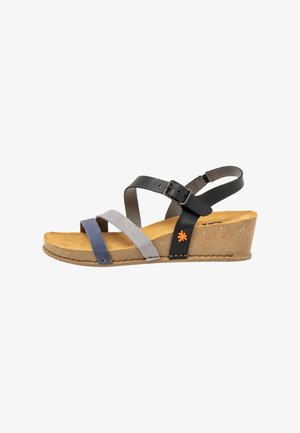 *Art, KOMFORT SOFTLIGHT FUSSBETT - Sandalen met sleehak - black