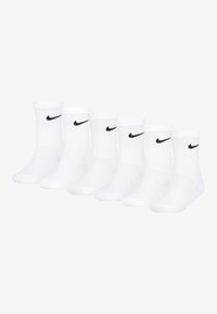 BASIC CREW UNISEX 6 PACK - Socks - white