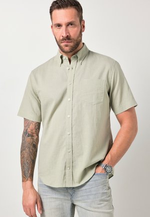 SHORT SLEEVES, BUTTON-DOWN COLLAR, MODERN FIT - Hemd - khaki
