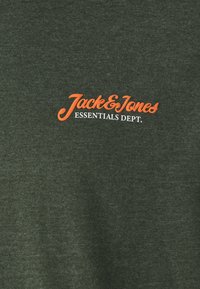 Jack & Jones JJERIK TEE CREW NECK 5 PACK  - T-shirt - bas - white melange/navy/kombug/vineyardw