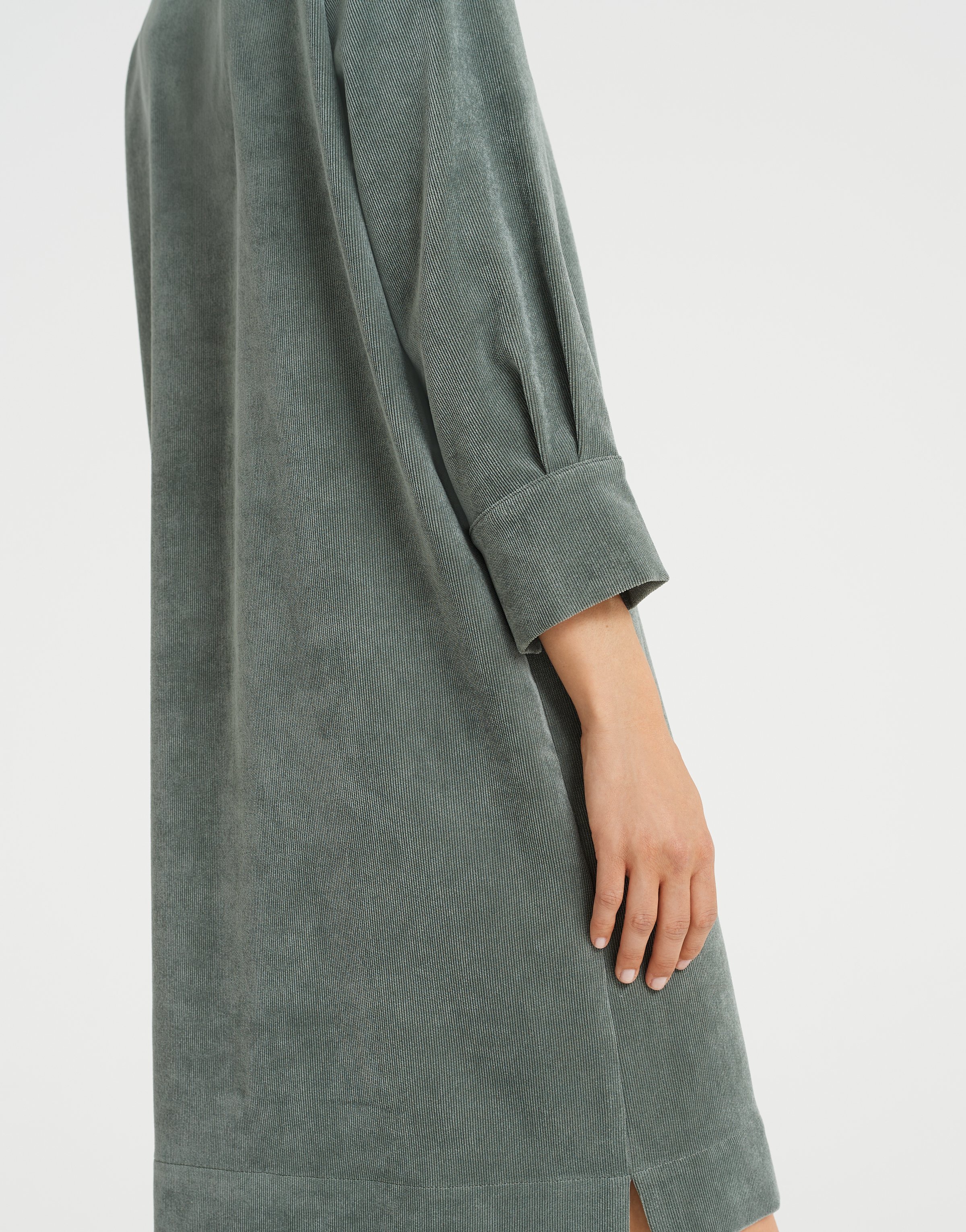 Opus WEDELIA - Jurk - dark sage/olijfgroen - Zalando.nl