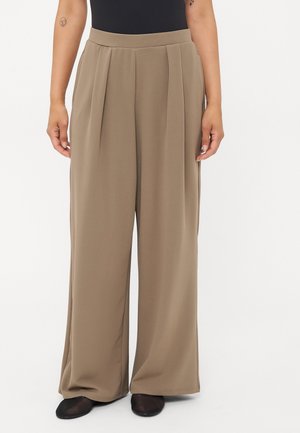 ONLSANIA LIFE STRAIGHT  - Pantaloni - walnut