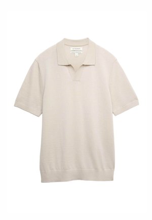 Autograph, EXTRA FINE KNIT - Poloshirt - stone