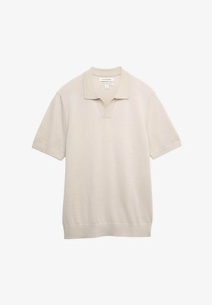 Autograph, EXTRA FINE KNIT - Poloshirt - stone