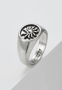 Classics77 CHILDREN OF THE SUN SIGNET RING - Anel - silver-coloured
