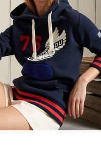 Superdry & Co Felpa con cappuccio - dark blue